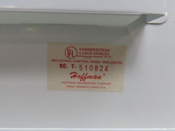 Hoffman A423610LP Electrical Enclosure 42x36x10" Backplate Wall Mount Type 12 13