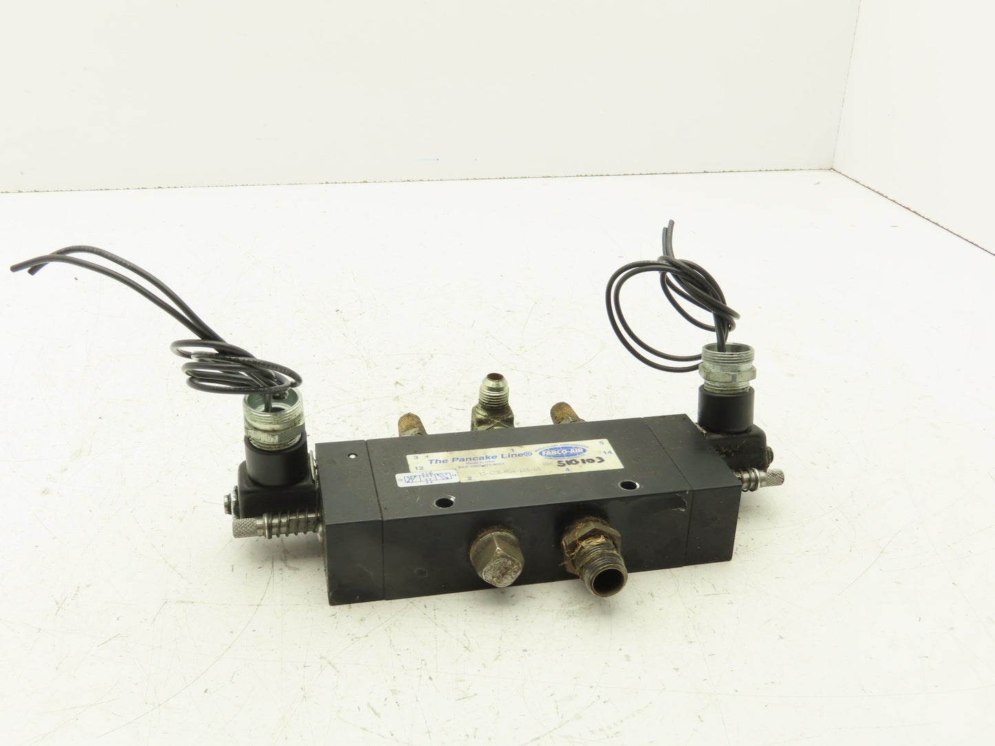 Fabco-Air 12-CCB-MO4-120/60 Pancake Line Directional Solenoid Valve 120V 1/2"npt