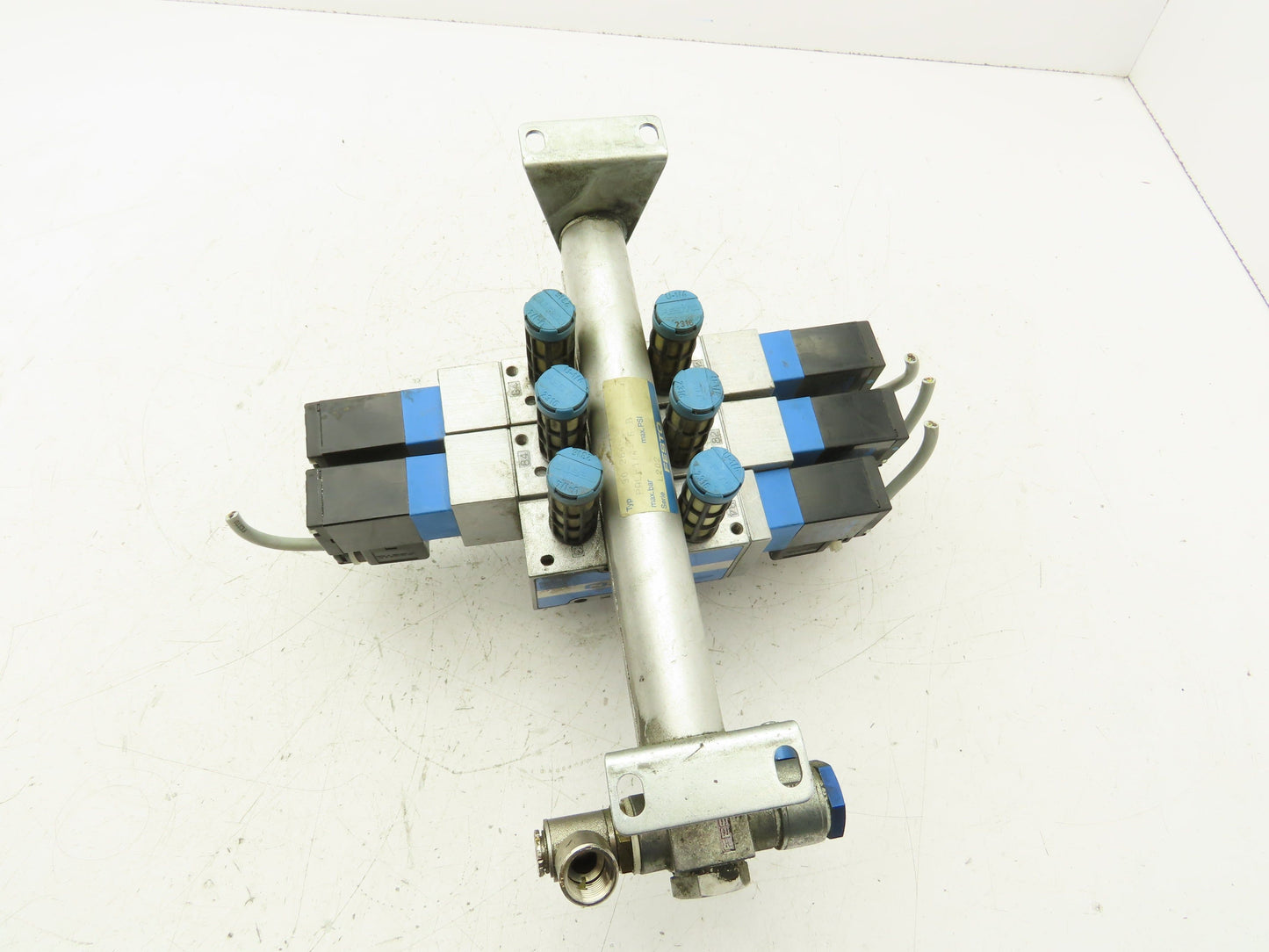 Festo JMVH-5-1/4 B Pneumatic Solenoid Valve 24VDC 6-Station Manifold PAL-1/4-6