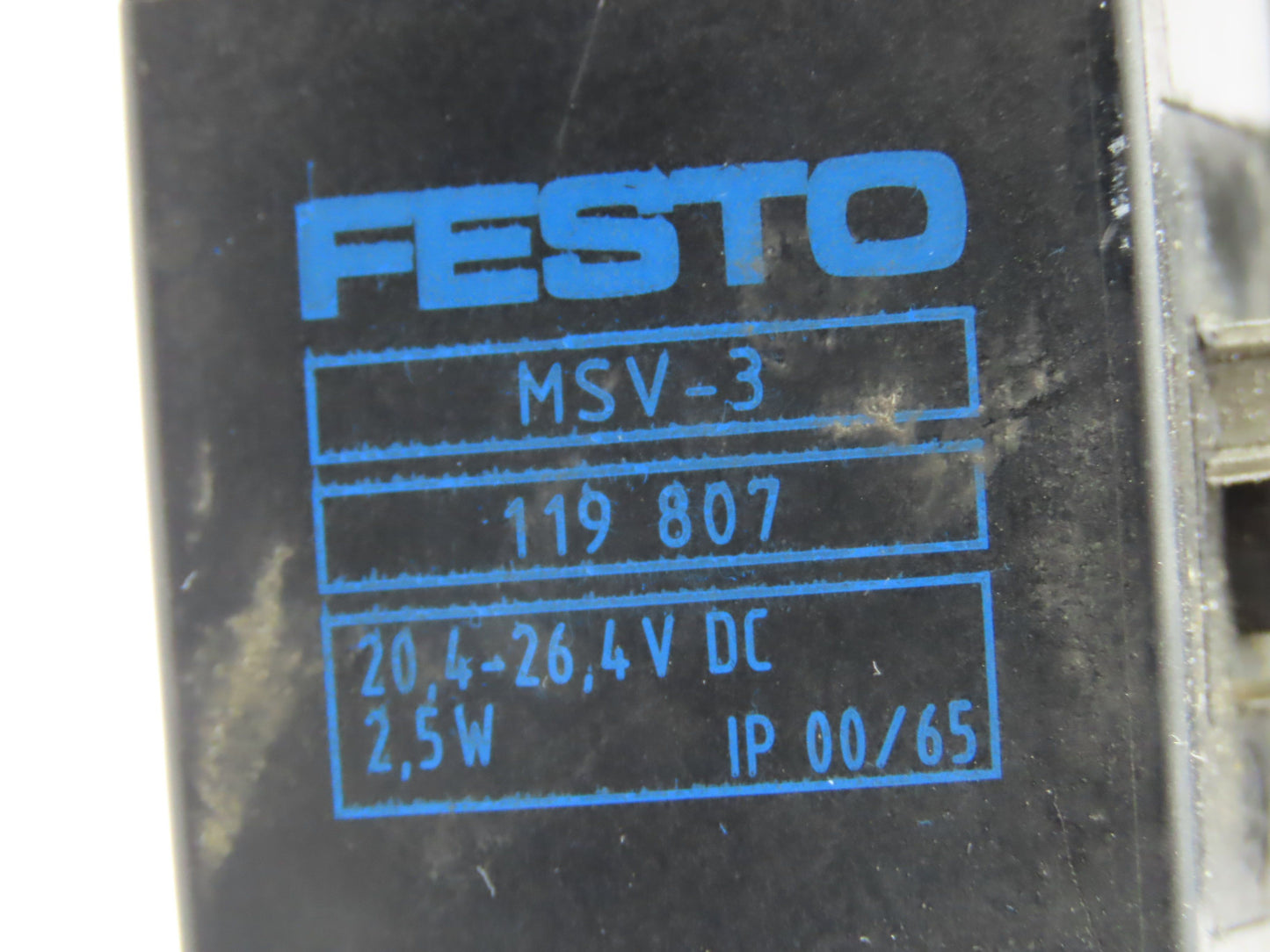 Festo JMVH-5-1/4 B Pneumatic Solenoid Valve 24VDC 6-Station Manifold PAL-1/4-6