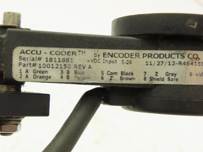 Encoder Products 10012150 Accu Coder Spring Loaded Measuring Wheel 5-28VDC