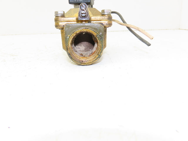 Granzow 21WN6KB250MR Brass Solenoid Valve 2-Way 1" NPT 120V Normally Closed