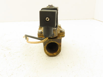 Granzow 21WN6KB250MR Brass Solenoid Valve 2-Way 1" NPT 120V Normally Closed