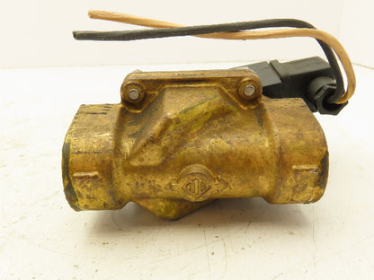 Granzow 21WN6KB250MR Brass Solenoid Valve 2-Way 1" NPT 120V Normally Closed