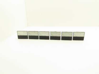 Modutec RT3S/R3S DC Gauge 0-3 Amp 3-5/8" x 2-3/4" Lot of 6