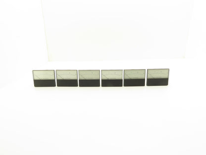 Modutec RT3S/R3S DC Gauge 0-3 Amp 3-5/8" x 2-3/4" Lot of 6