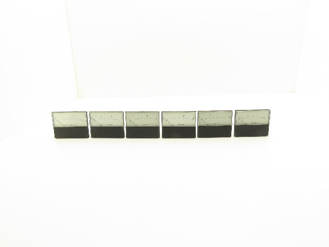 Modutec RT3S/R3S DC Gauge 0-3 Amp 3-5/8" x 2-3/4" Lot of 6