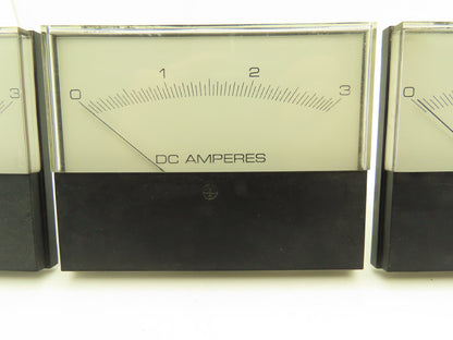 Modutec RT4S DC Gauge 0-3 Amp 5x4" Lot of 6