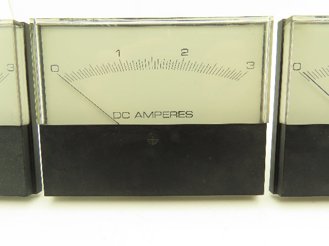 Modutec RT4S DC Gauge 0-3 Amp 5x4" Lot of 6