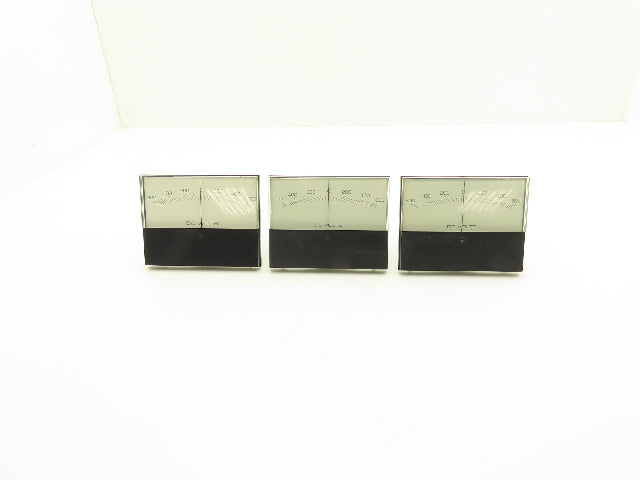 Modutec RT4S DC Gauge -600-0+600V Amp 5x4" Lot of 3