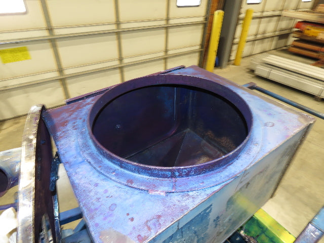 Portable Screw Auger Dry Bulk Feed Hopper Manual Push Cart 115/230V 1PH