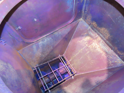 Portable Screw Auger Dry Bulk Feed Hopper Manual Push Cart 115/230V 1PH