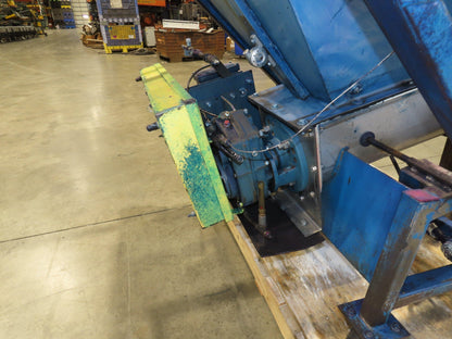 Portable Screw Auger Dry Bulk Feed Hopper Manual Push Cart 115/230V 1PH