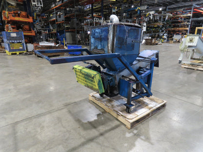 Portable Screw Auger Dry Bulk Feed Hopper Manual Push Cart 115/230V 1PH