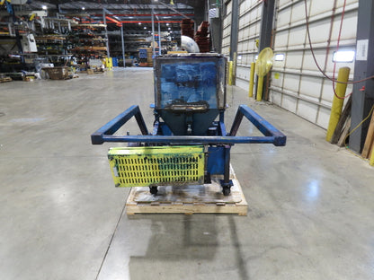 Portable Screw Auger Dry Bulk Feed Hopper Manual Push Cart 115/230V 1PH