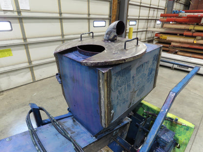 Portable Screw Auger Dry Bulk Feed Hopper Manual Push Cart 115/230V 1PH