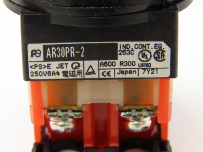 Fuji Electric 2-Position Switch 30mm 250V 6A Lot of 9