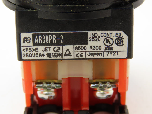 Fuji Electric 2-Position Switch 30mm 250V 6A Lot of 9