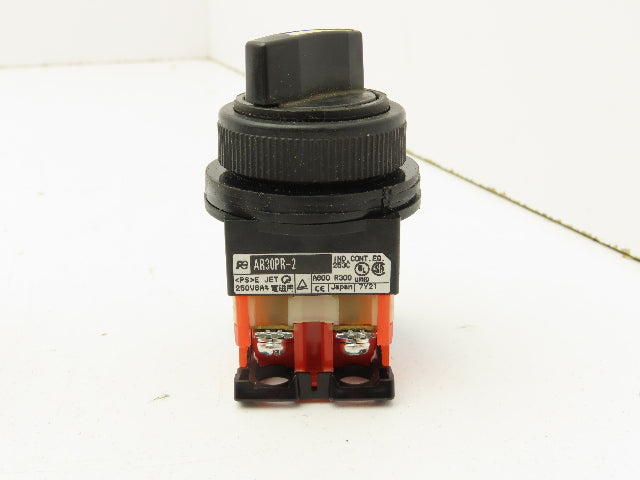 Fuji Electric 2-Position Switch 30mm 250V 6A Lot of 9