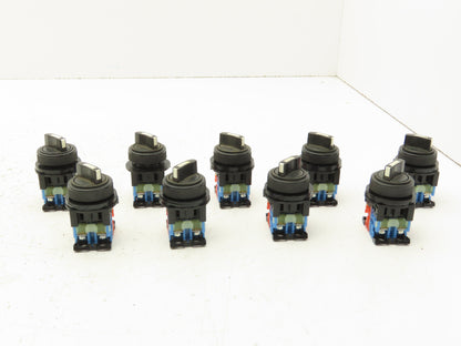 Fuji Electric 2-Position Switch 30mm 250V 6A Lot of 9