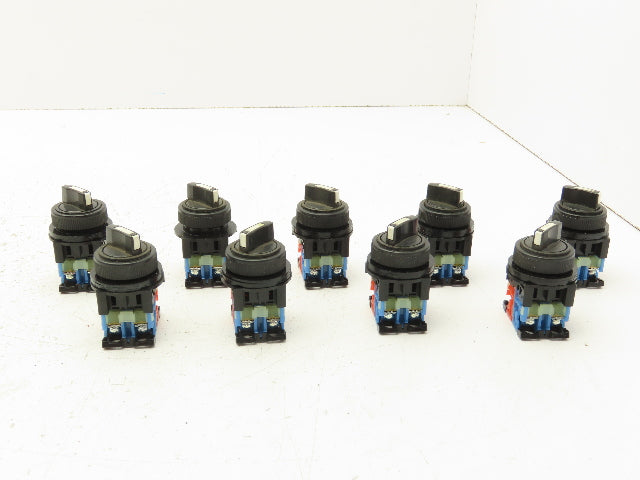 Fuji Electric 2-Position Switch 30mm 250V 6A Lot of 9