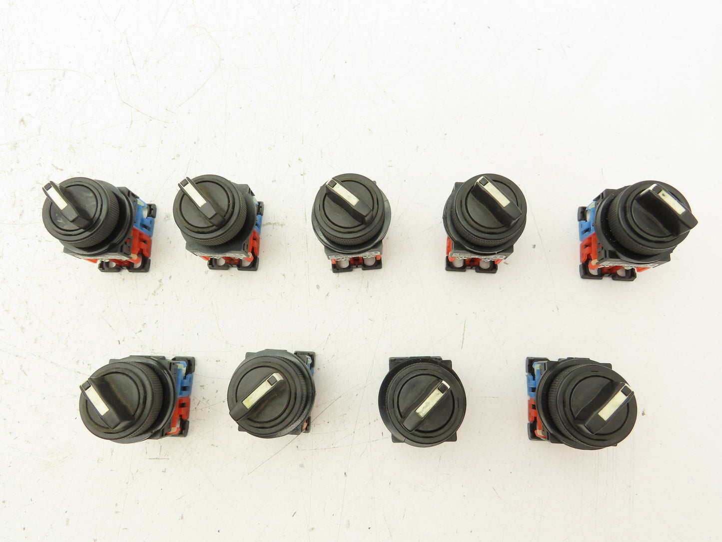 Fuji Electric 2-Position Switch 30mm 250V 6A Lot of 9