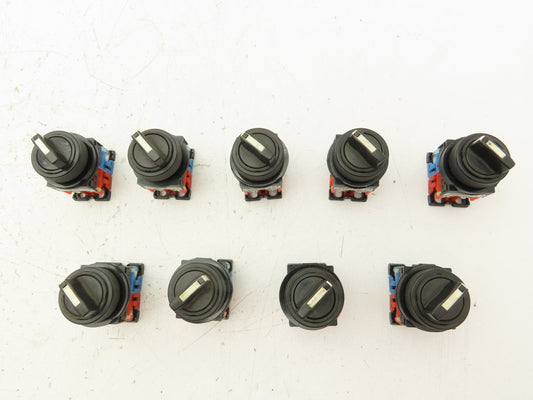 Fuji Electric 2-Position Switch 30mm 250V 6A Lot of 9