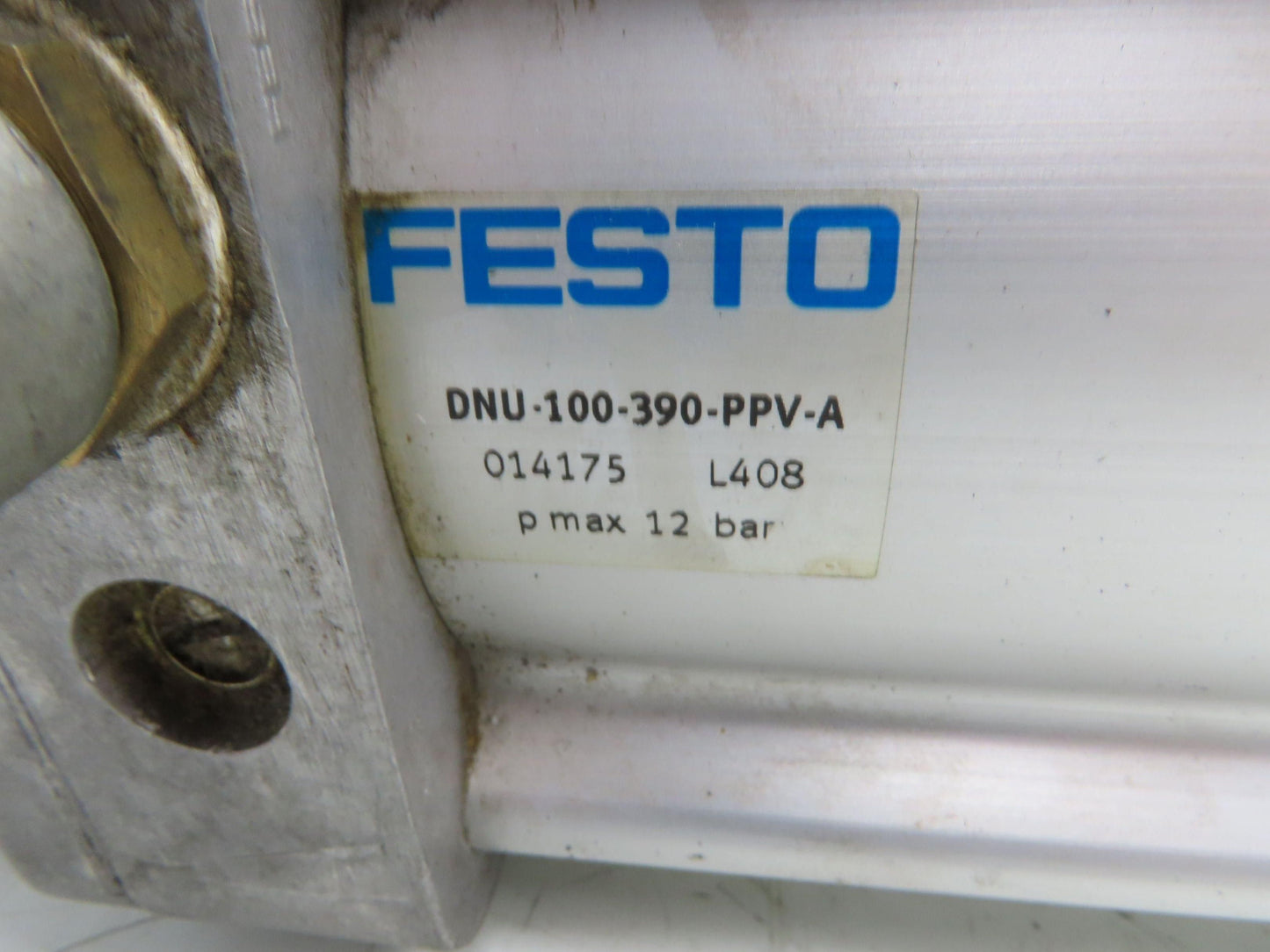 Festo DNU-100-390-PPV-A Pneumatic Air Cylinder 100mm Bore 390mm Stroke Clevis Mt