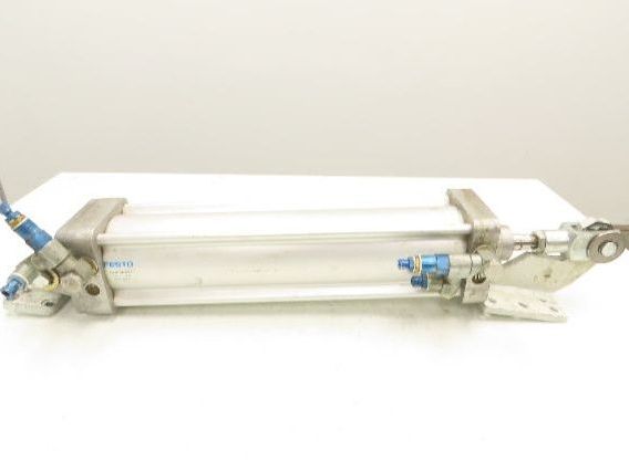 Festo DNU-100-390-PPV-A Pneumatic Air Cylinder 100mm Bore 390mm Stroke Clevis Mt