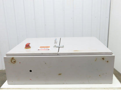 E-Box DW304210N12 Electrical Enclosure Wall Mount Dual Door 30x42x10" 40A Switch