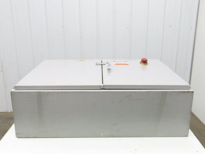 E-Box DW304210N12 Electrical Enclosure Wall Mount Dual Door 30x42x10" 40A Switch