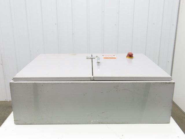 E-Box DW304210N12 Electrical Enclosure Wall Mount Dual Door 30x42x10" 40A Switch