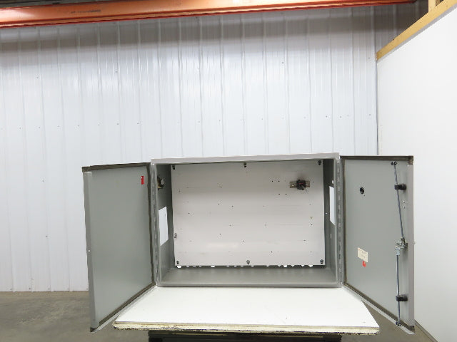 E-Box DW304210N12 Electrical Enclosure Wall Mount Dual Door 30x42x10" 40A Switch