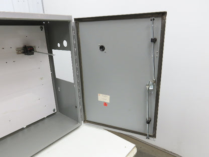 E-Box DW304210N12 Electrical Enclosure Wall Mount Dual Door 30x42x10" 40A Switch