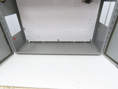 E-Box DW304210N12 Electrical Enclosure Wall Mount Dual Door 30x42x10" 40A Switch