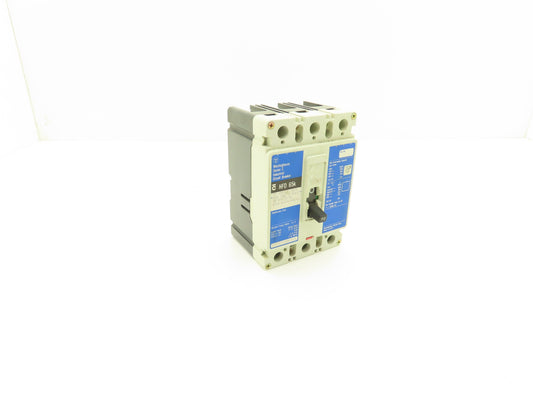 Westinghouse HFD3070L HFD 65k Circuit Breaker 70A 3 Pole 600V