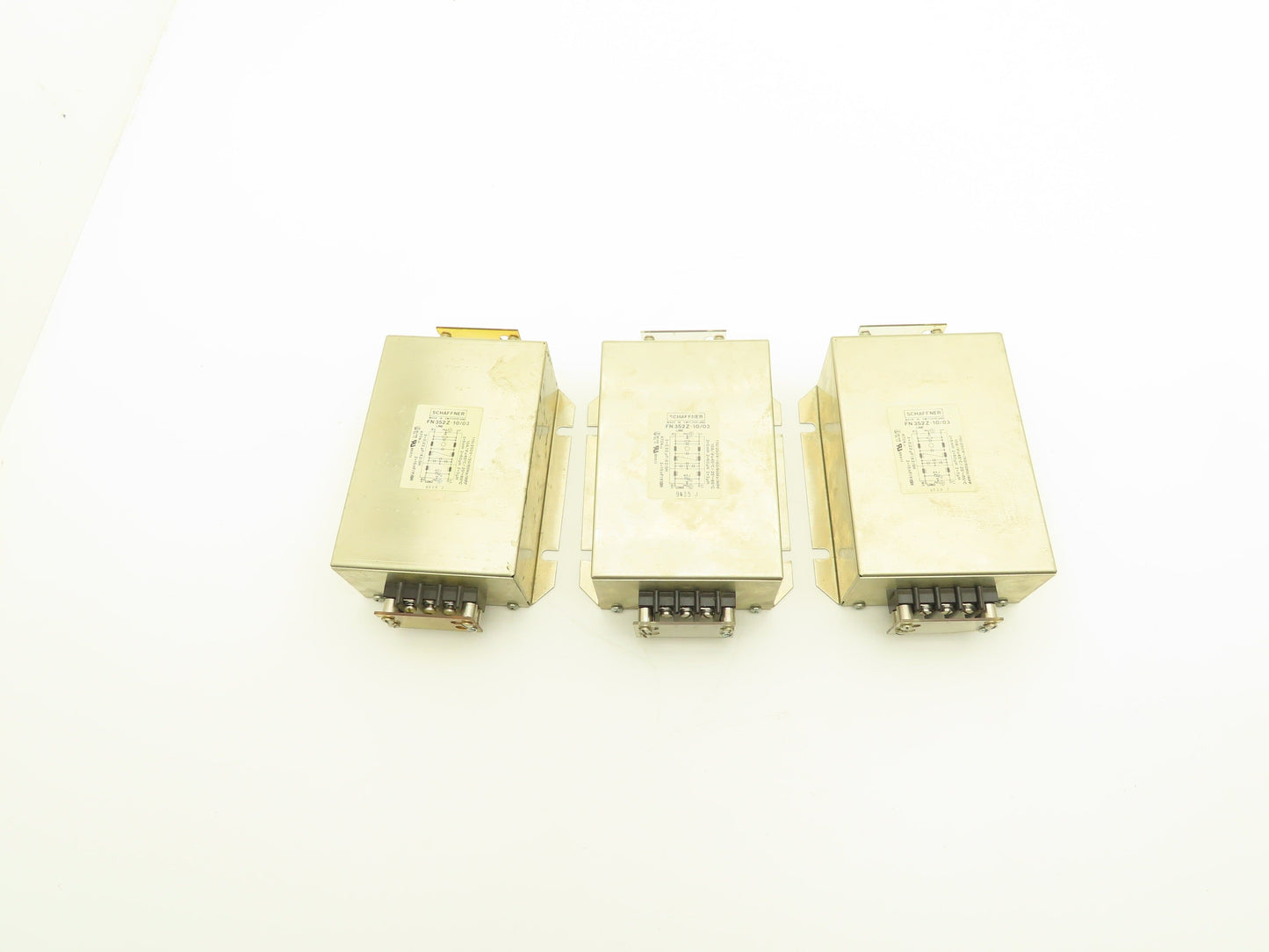 Schaffner FN352Z-10/03 Surge Suppressor 110/250VAC 50/60Hz 10A Lot of 3
