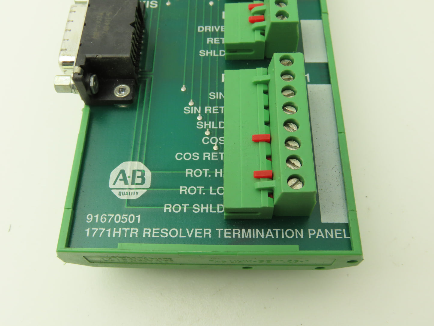 Allen Bradley 1771HTR Resolver Termination Panel Lot of 9