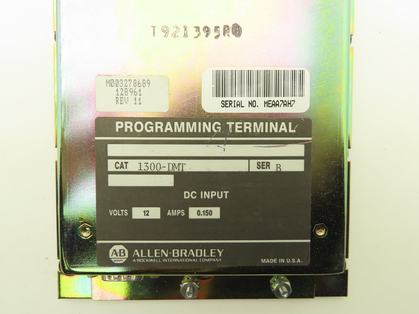 Allen Bradley 1300-DMT Programming Terminal Series B Rev 11 Lot of 3