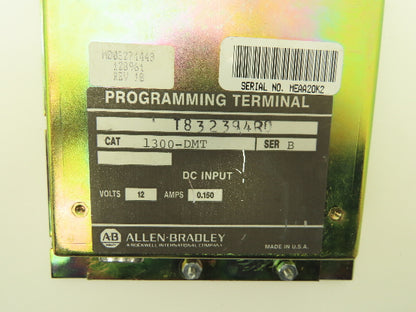 Allen Bradley 1300-DMT Programming Terminal Series B Rev 10 Lot of 5