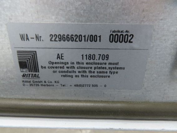 Rittal AE1180.709 Electrical Enclosure 1000x800x280mm NEMA 12 Backplate