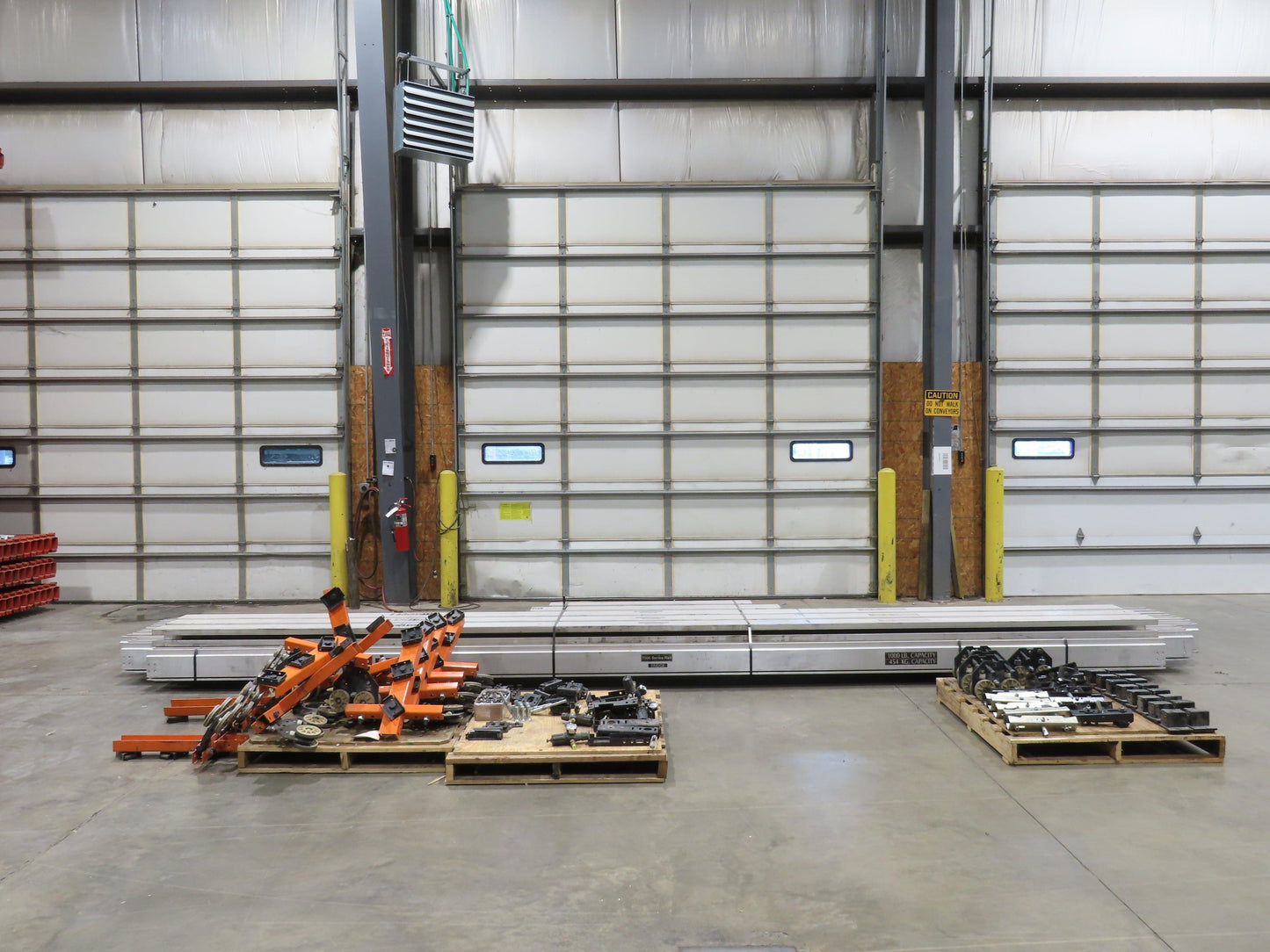 Knight RAD7500 1/2 Ton Aluminum Bridge Crane Suspension Rail System 100' Runway