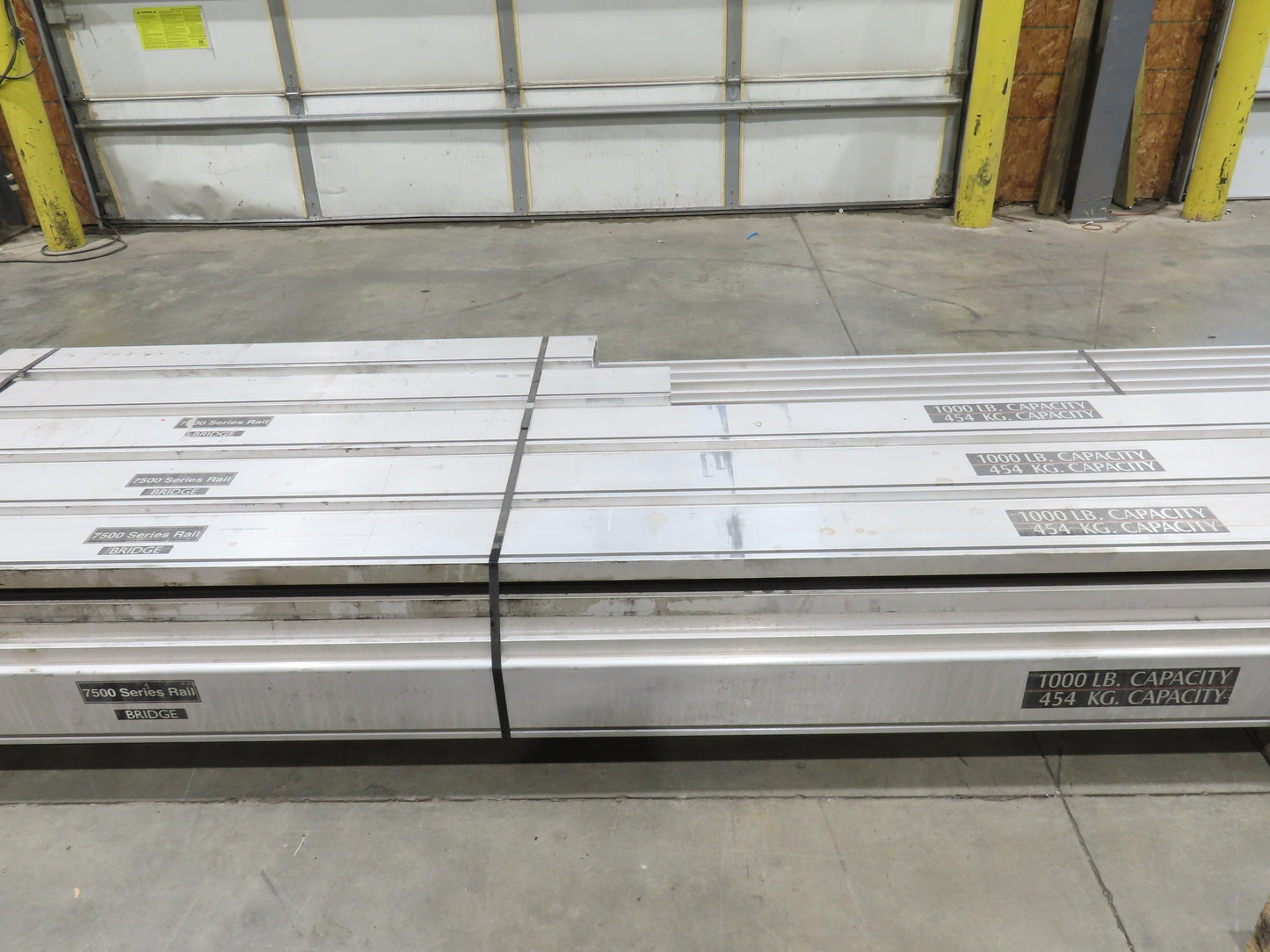 Knight RAD7500 1/2 Ton Aluminum Bridge Crane Suspension Rail System 100' Runway