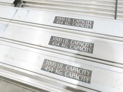 Knight RAD7500 1/2 Ton Aluminum Bridge Crane Suspension Rail System 100' Runway