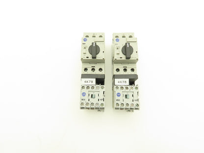 Allen Bradley 140MC2EB40 190EMNZ242CB40X Manual Motor Starter Contactor Lot of 2