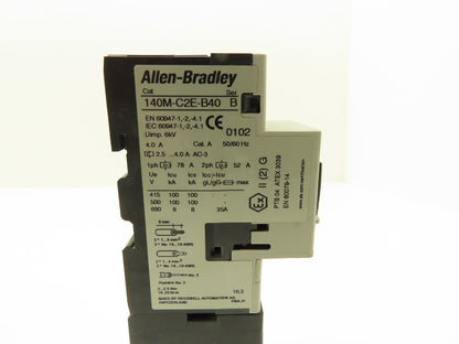 Allen Bradley 140MC2EB40 190EMNZ242CB40X Manual Motor Starter Contactor Lot of 2
