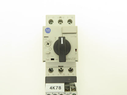 Allen Bradley 140MC2EB40 190EMNZ242CB40X Manual Motor Starter Contactor Lot of 2