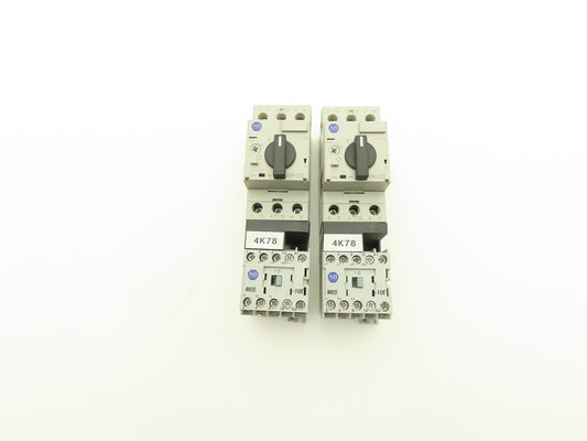 Allen Bradley 140MC2EB40 190EMNZ242CB40X Manual Motor Starter Contactor Lot of 2
