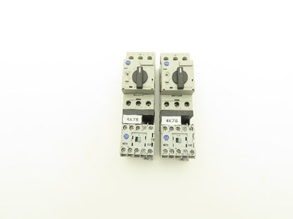 Allen Bradley 140MC2EB40 190EMNZ242CB40X Manual Motor Starter Contactor Lot of 2