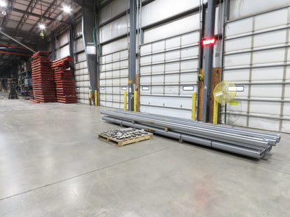 Zimmerman ZRS2 1/2 Ton Overhead Bridge Crane Suspension Rail System 164' Runway